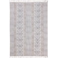 thumbnail image 1 of Casavani Traditional Dining room Cotton Rug, Brown 7x7 Ft, 1 of 6