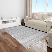 Casavani Traditional Living Room Décor Kilim, Gray 2x3 feet