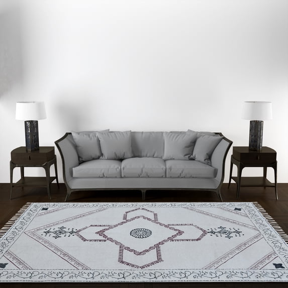 Casavani Vintage Dining Room Décor Floor Rug,Brown 12x12 feet