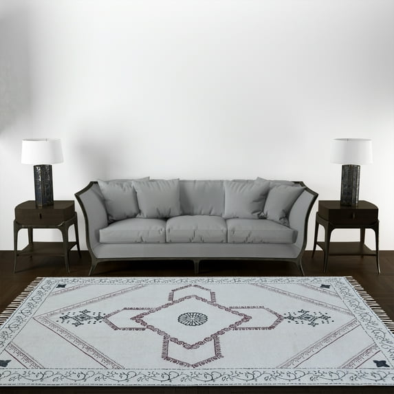 Casavani Vintage Dining Room Décor Floor Rug,Brown 9x15 feet