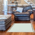 thumbnail image 1 of Casavani White Outdoor patio rug Indian handmade rug 2x3 feet, 1 of 6