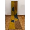 thumbnail image 1 of Casavani Yellow Handblock Printed Cotton Dhurrie Custom Bedroom, Living Room Carpet 2x3 feet, 1 of 6