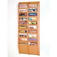 thumbnail image 1 of Cascade 20 Pocket Magazine Rack - Black, Mahogany & Light Oak, 1 of 1