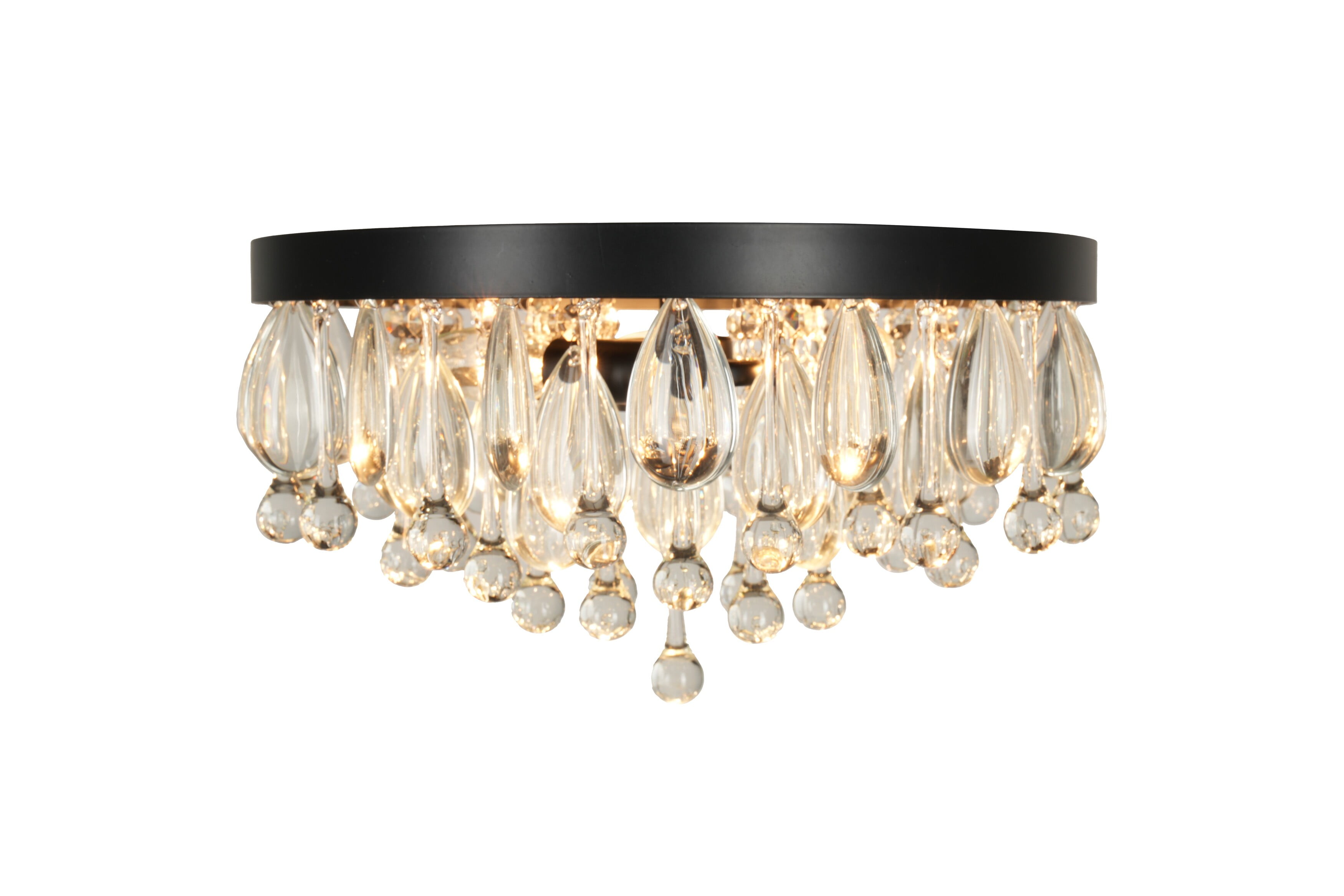 Kenroy Home Cascade 3-Light Flush Mou...