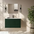 thumbnail image 1 of Cascade 36" Wall-Mounted Bathroom Vanity Cabinet without Top in Green Oak, 1 of 7