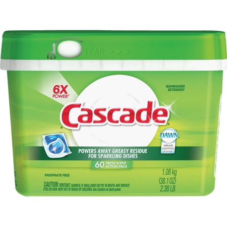 Cascade Action Pacs Dishwasher Detergent Packs - Action Pacs - 81 Count — Construction & DIY Use, Standard Hardware Spec