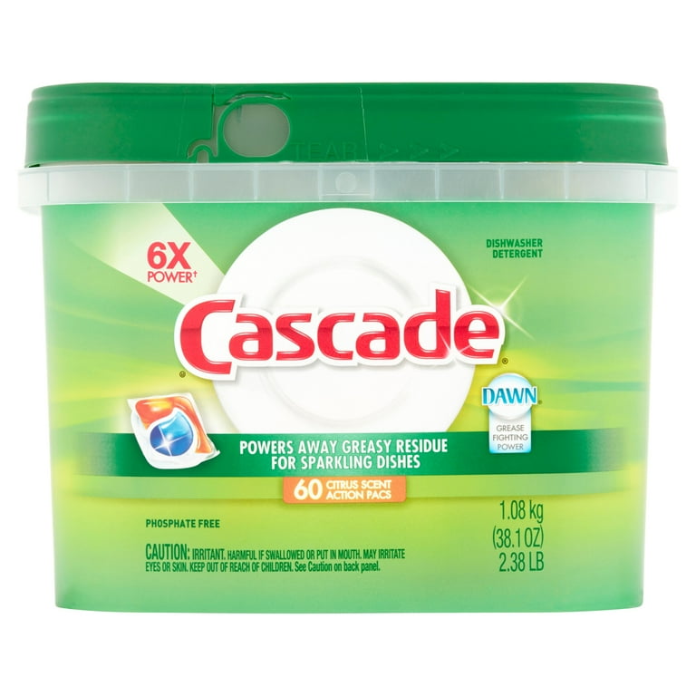 Cascade Advanced Power Liquid Dishwasher Detergent, Fresh Scent, 125 fl oz