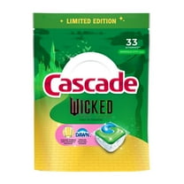 Cascade Complete "Wicked: For Good" Limited Edition Dishwasher Pods, Dish Detergent Soap, Emerald City Scent, 33 Count