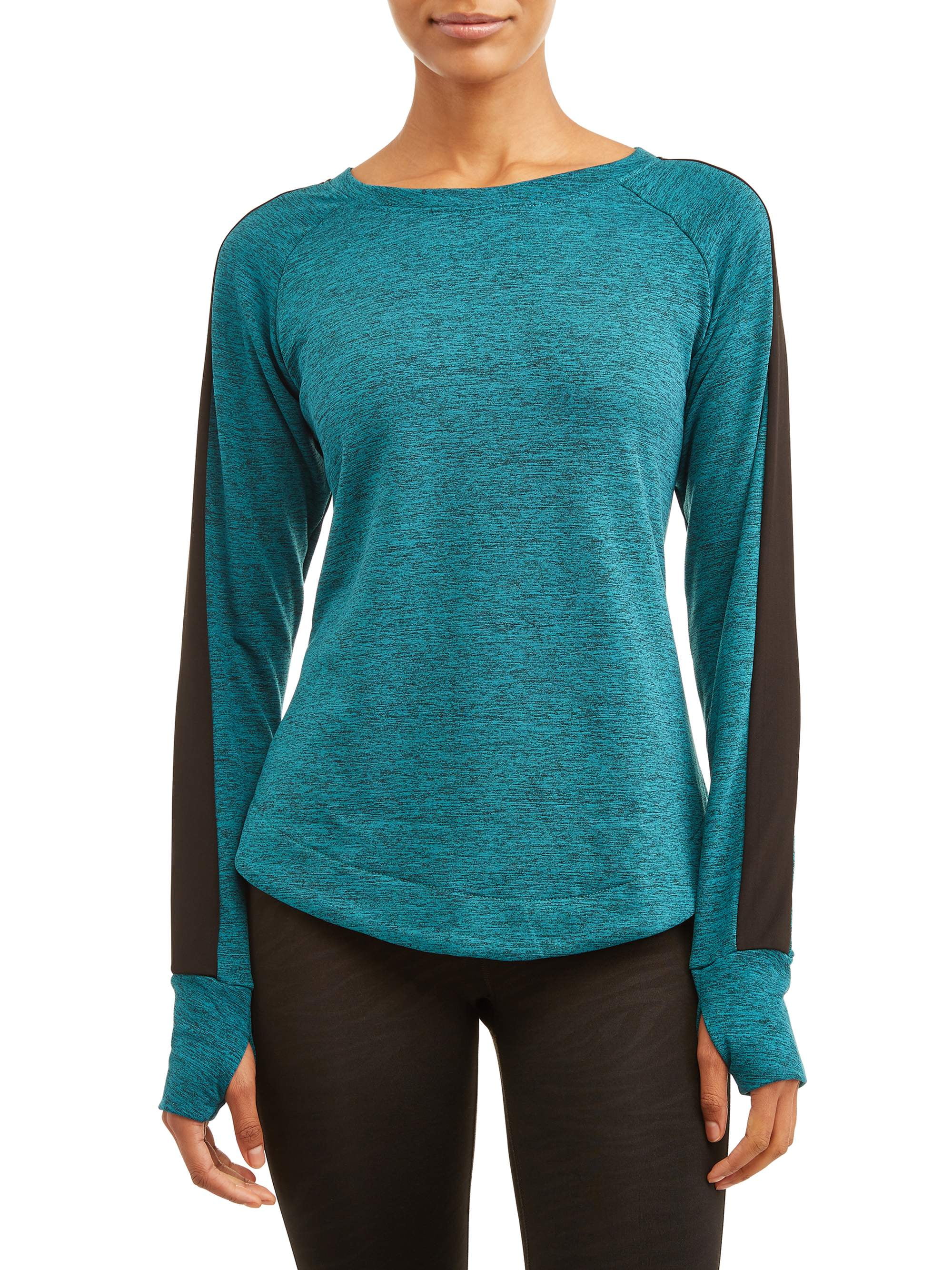 Cascade Blue Women's Core Active Crewneck Tech Fleece Pullover