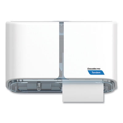 O Neil Printers C313 Tandem No Touch High Capacity Bath Tissue Dispenser, 12.5 X 6.6 X 7.2, White