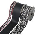 thumbnail image 1 of Cascade Chalkboard Ribbon Collection W/Wired Edge 3/Pkg-Black W/White Stitching, 1 of 2