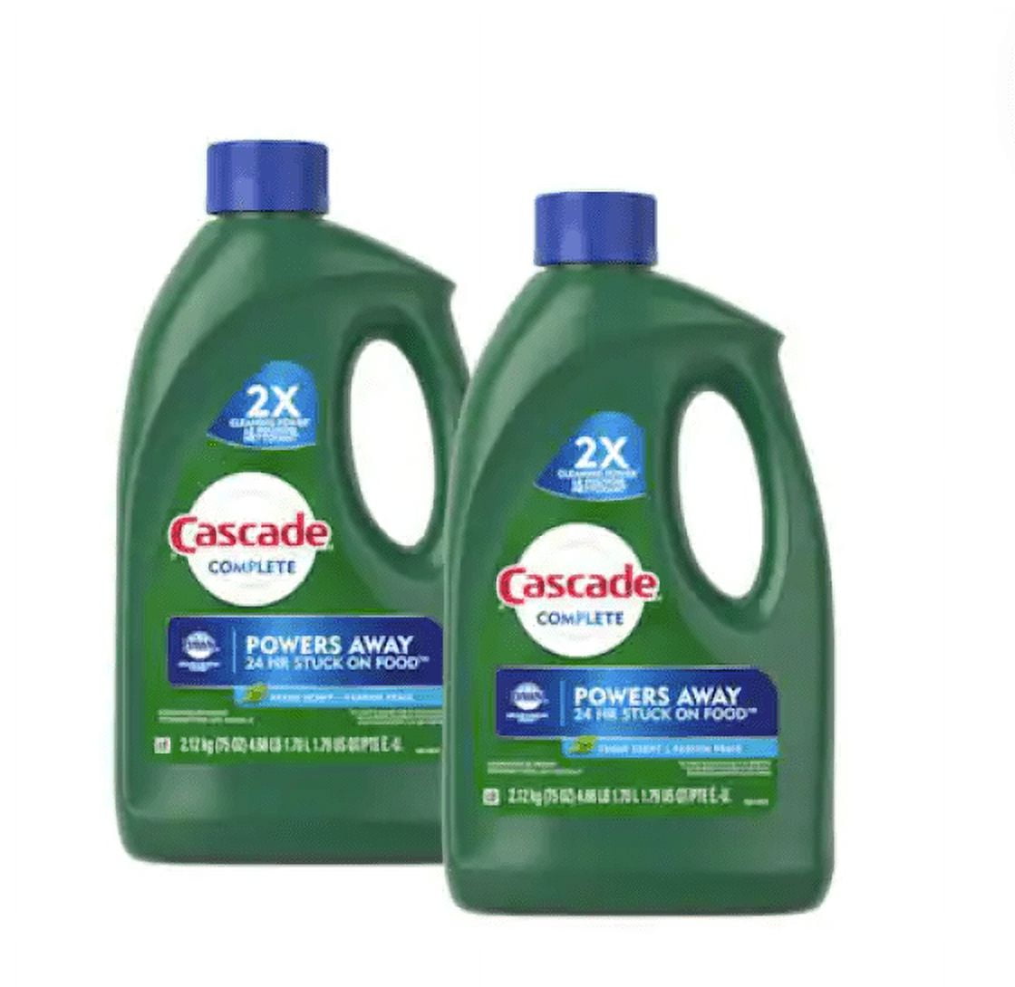 Cascade Complete 75 oz. Fresh Scent Dishwasher Gel Detergent with Dawn