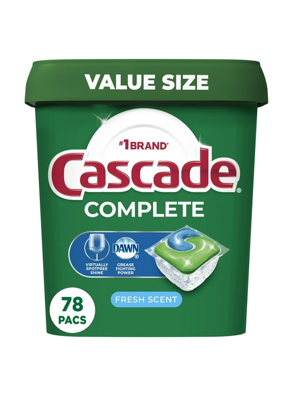 Cascade Dishwasher Pods in Cascade
