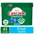 thumbnail image 1 of Cascade Complete ActionPacs Fresh Scent Dishwasher Detergent Pods, 43 ct, 1 of 4