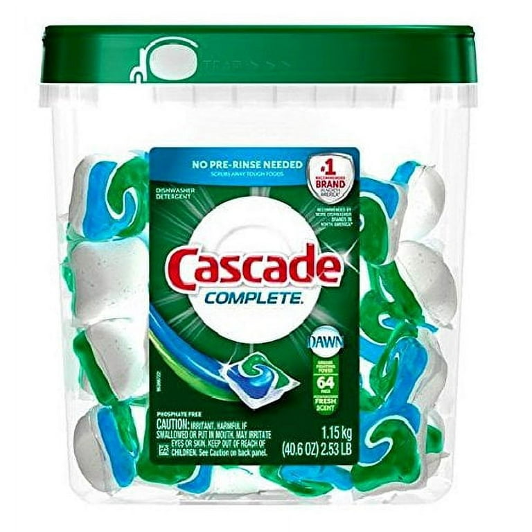 Cascade Action Pacs Fresh Dishwasher Detergent Tabs (60 Count) - Power  Townsend Company