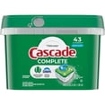 thumbnail image 1 of Cascade Complete Dishwasher Detergent ActionPacs, Fresh Scent with Dawn, 43 Count, 1 of 4