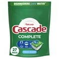 thumbnail image 1 of Cascade Complete Dishwasher Pods, Action Pacs Dishwasher Detergent, Dishwasher Tabs, Fresh, 27 Count, 1 of 13