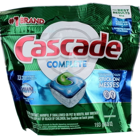 Cascade Complete Dishwashing Cleaner, 13 Ct (2 pack)