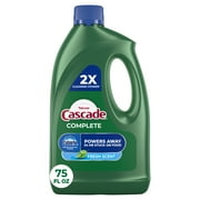 Cascade Complete Gel Dishwasher Detergent, Fresh Scent, 75 fl oz