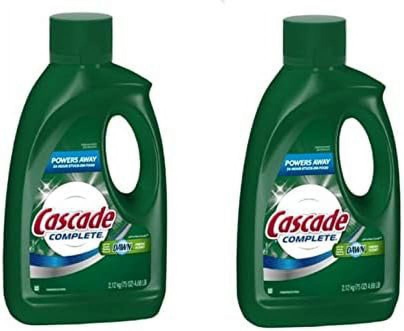 Cascade Complete Gel Dishwasher DetergentFresh Scent75 oz. 2 Pack
