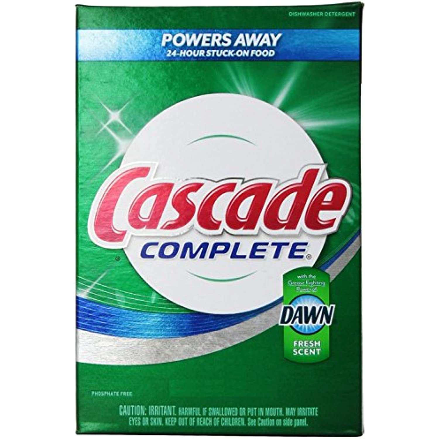 Cascade Complete, Powder Dishwasher Detergent, Fresh Scent 125 Oz