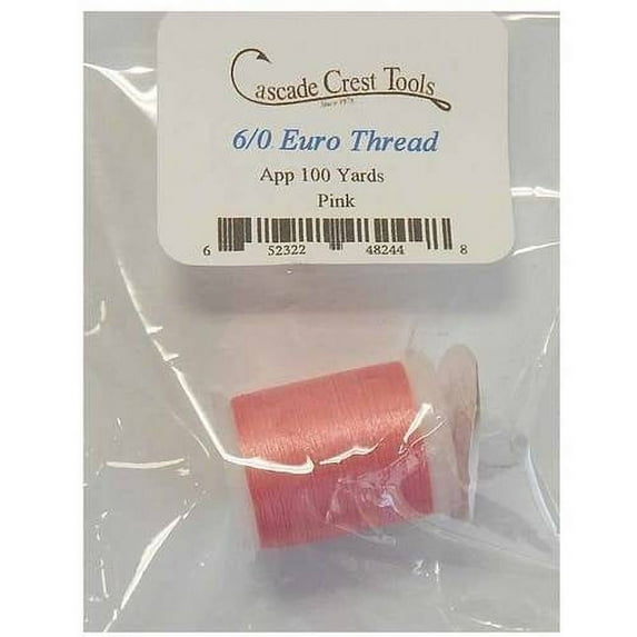 Cascade Crest 6/0 Euro Thread, Black