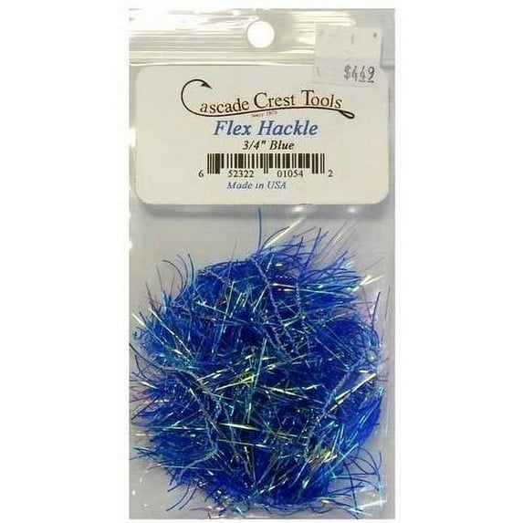 Cascade Crest Flex Hackle, 3/4", Black