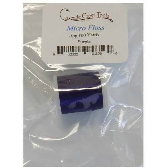 Cascade Crest Fluorescent Floss, Black/Rayon