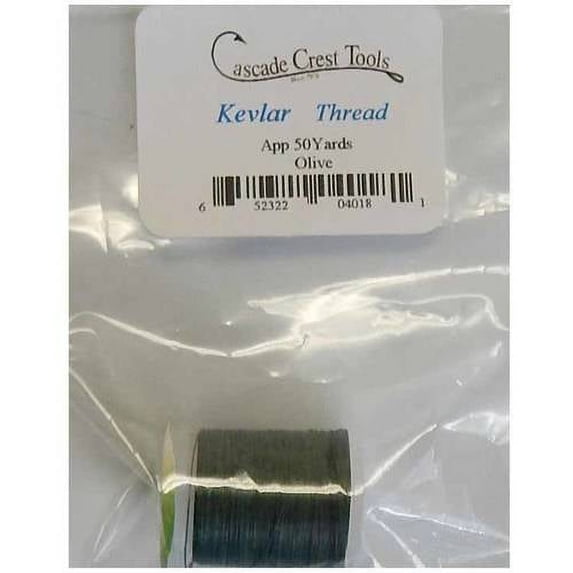 Cascade Crest Kevlar Thread, Black