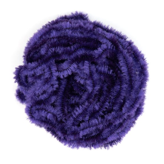 Cascade Crest Rayon Chenille, Large Purple