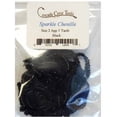 thumbnail image 1 of Cascade Crest Sparkle Chenille, Silver Core Black, 1 of 1