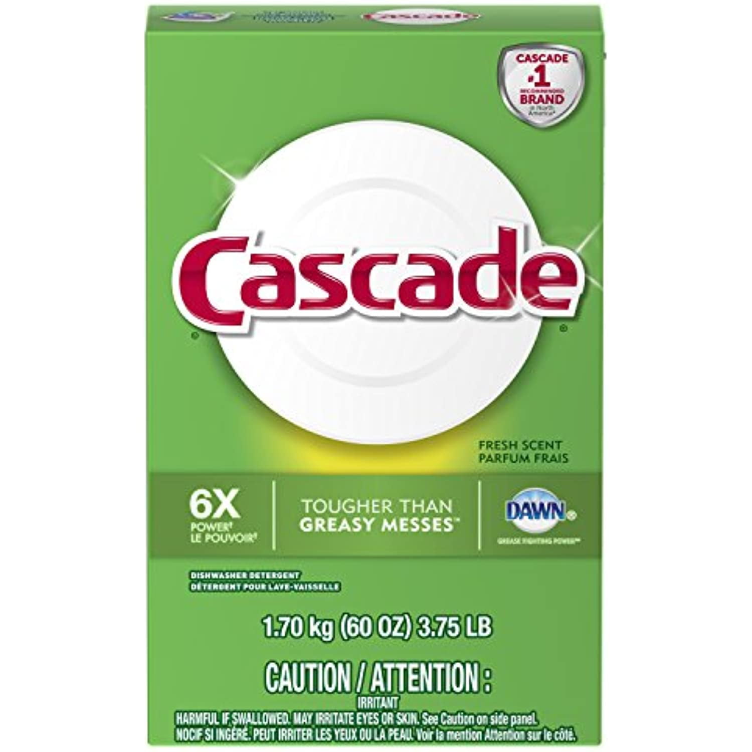 Cascade Dishwasher Detergent Powder 60 Oz (3.75 Lb) 1/ Each
