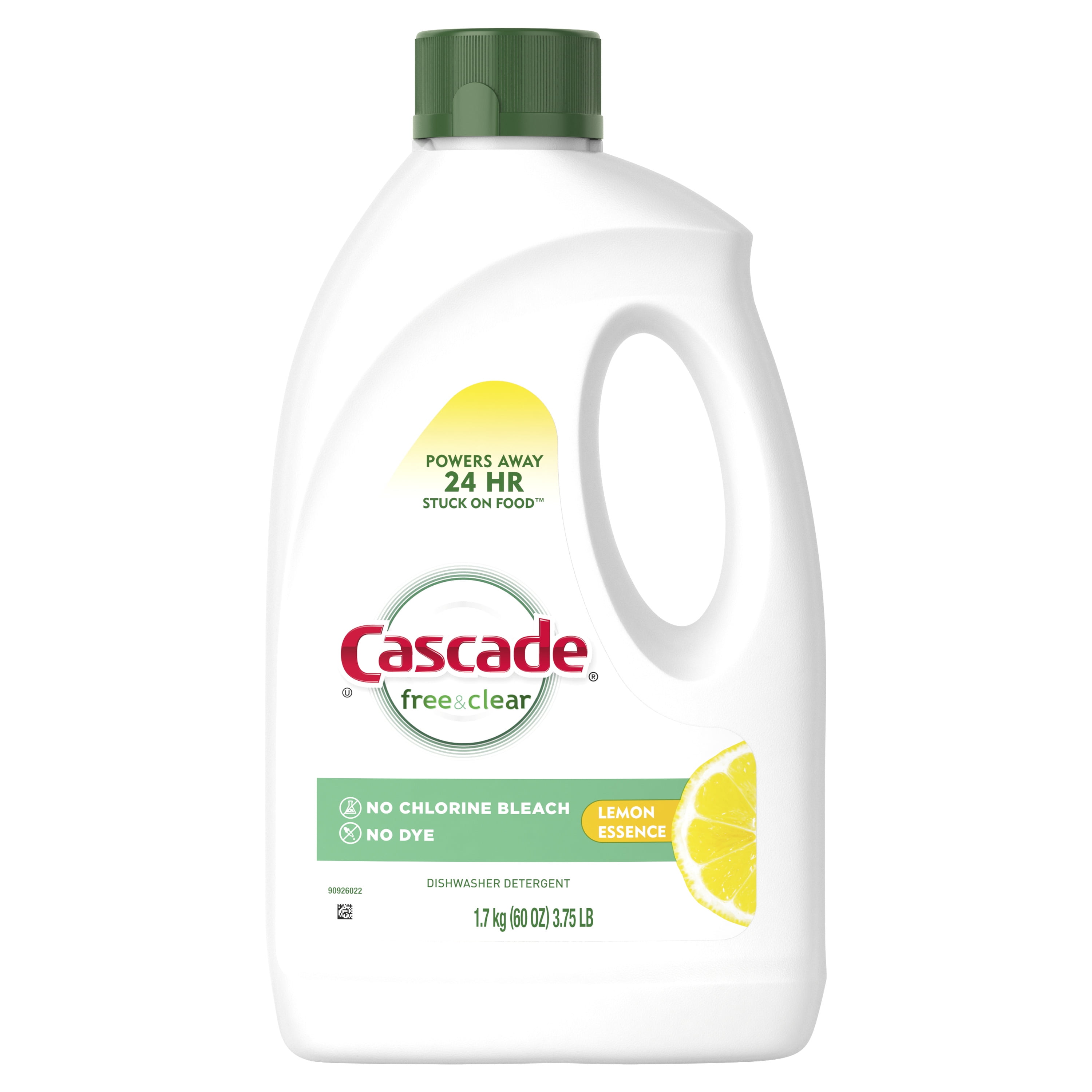 Cascade Free & Clear ActionPacs Dishwasher Detergent Pods, Lemon Essen –  Contarmarket