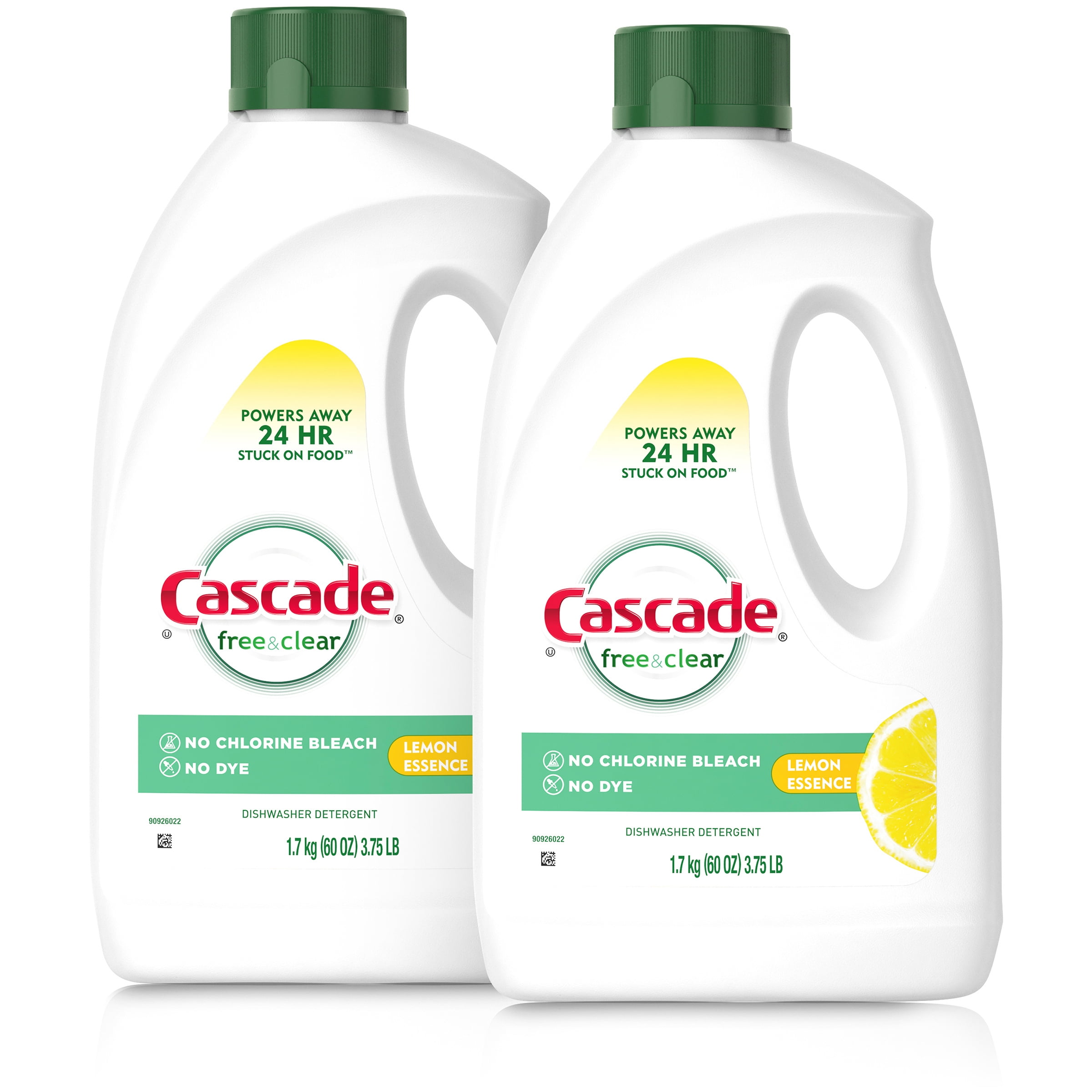 Cascade Gel Dishwasher Detergents, 60 Fluid Ounce, 2 Count