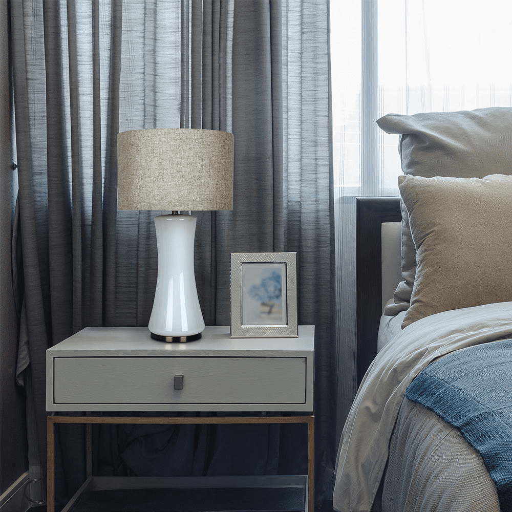 Cascade Glass Lamp Golden Base Off White Glass Table Lamp,Beige,Gold,White Brass,Glass Lighting Lamps