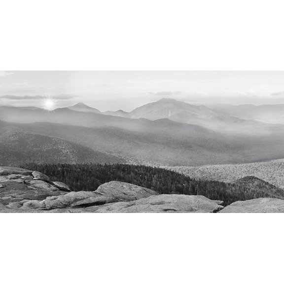 Cascade Mountain Sunrise by Lori Deiter (24 x 12)