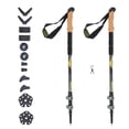 thumbnail image 1 of Cascade Mountain Tech 100% Carbon Fiber Quick Lock Trekking Poles With Cork Grip, Length 54", 1 of 6