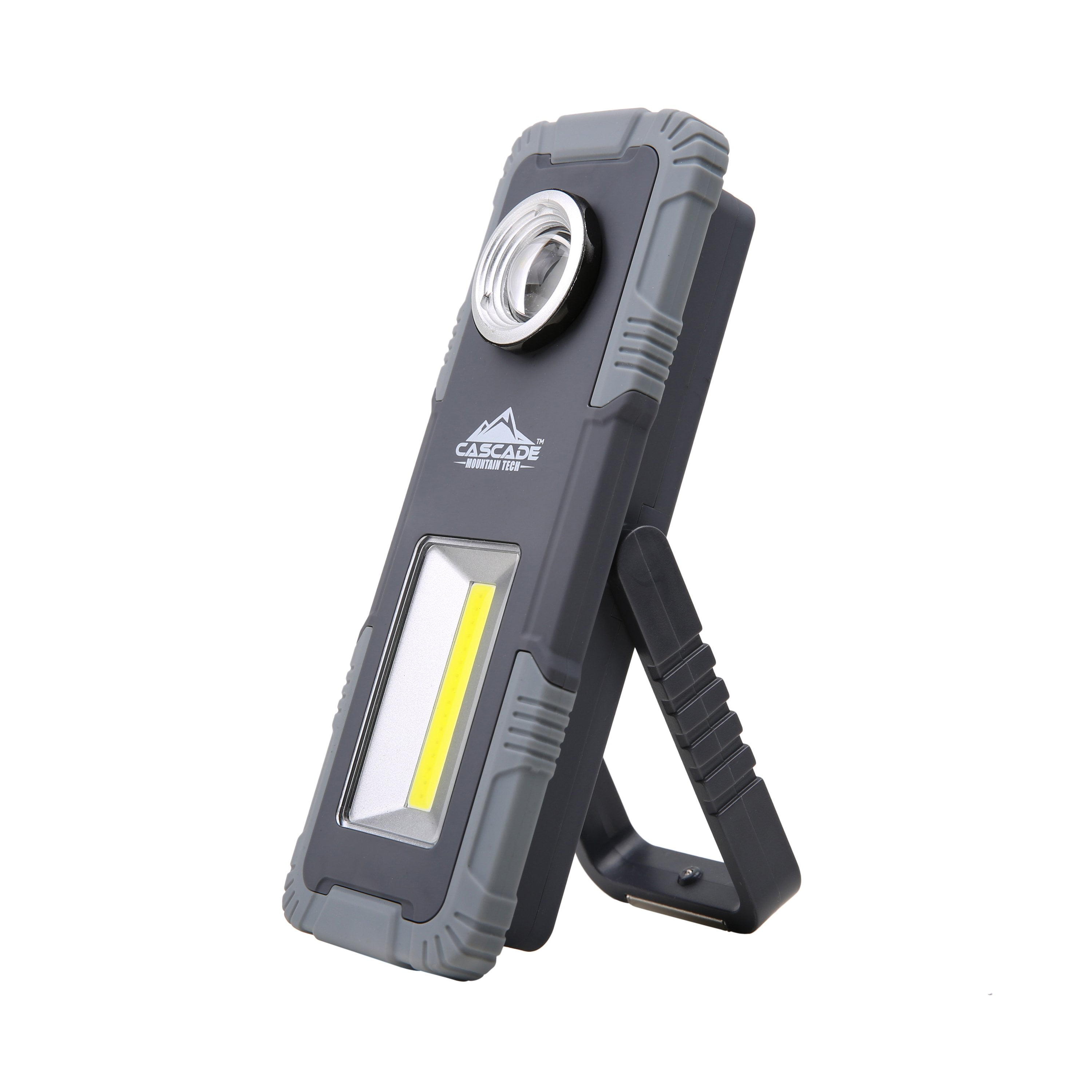 Cascade Mountain Tech 250 L LED Multi-Use Camp Light, Three Positioning Features - Light Grey 5.3oz.