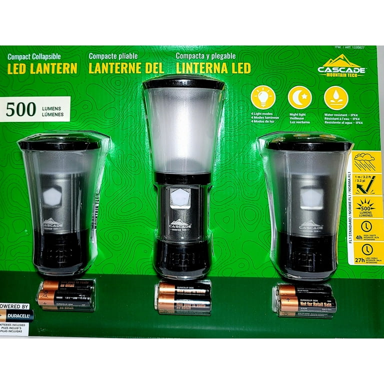 Bargains by Green - Cascade Mountain Tech 3-pack Aluminum Mini LED