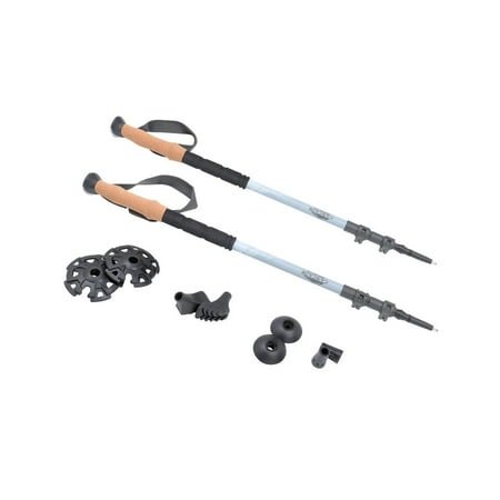 Cascade Mountain Tech Carbon Fiber Trekking Poles, 2 Pack