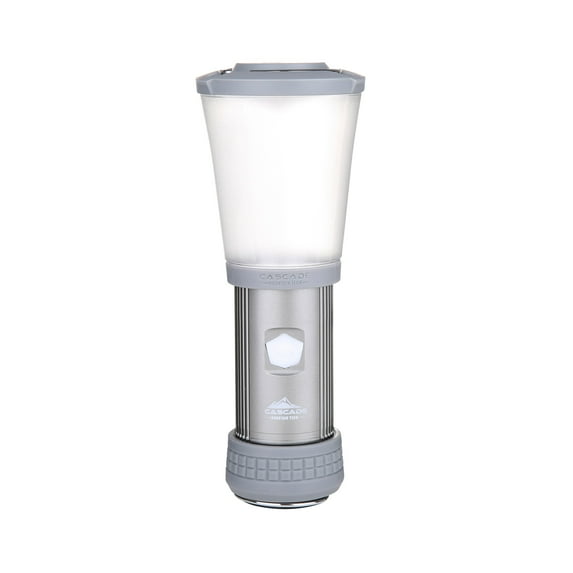 Cascade Mountain Tech Convertible Lantern & Flashlight, 500 Lumens, Water Resistant – Light Grey, 6oz