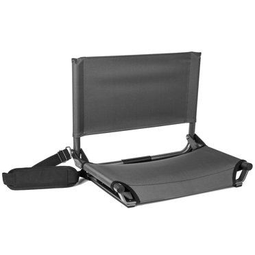 Cascade Mountain Tech Stadionsitz, leicht, tragbar, Klappsitz für Tribüne und Bänke, extra breit, 50 cm, Rot