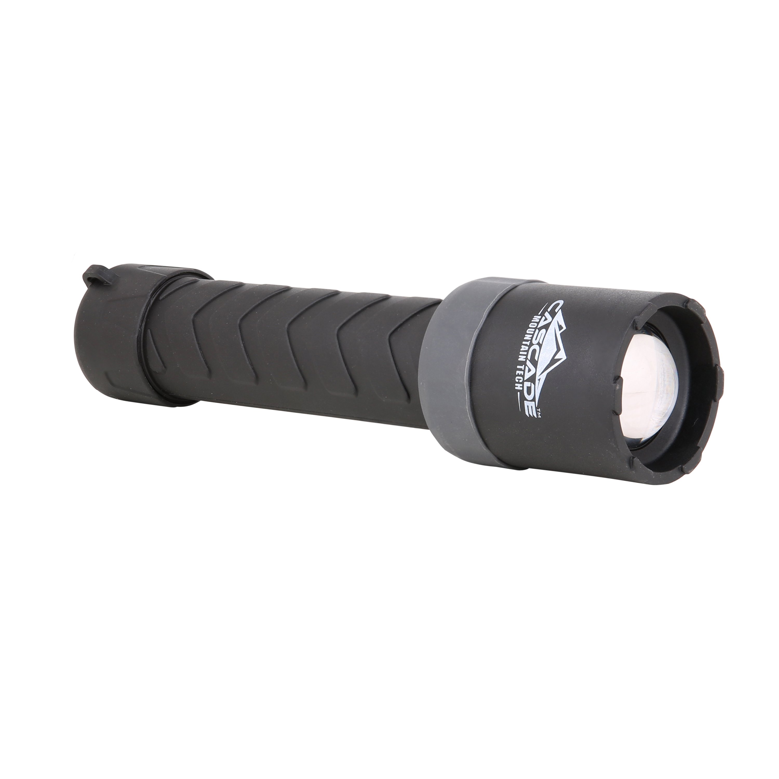 Cascade Mountain Tech STEELCORE™ LED Flashlight, with Emergency Strobe Feature, Light Output of 1000 L, Battery Size AA (Batteries Included) – Dark Grey - image 1 of 4