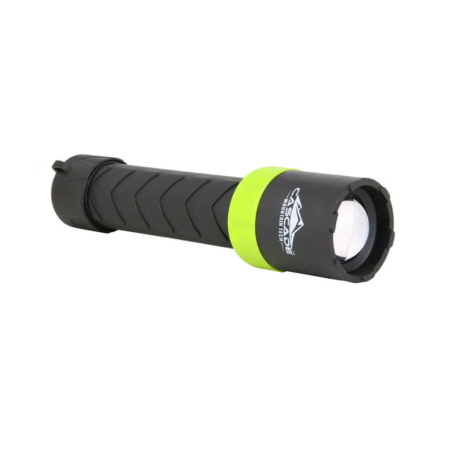 Cascade Mountain Tech Steelcore™ LED Flashlight, 1000 Lumens, Battery Size AA (Batteries Included) – Green