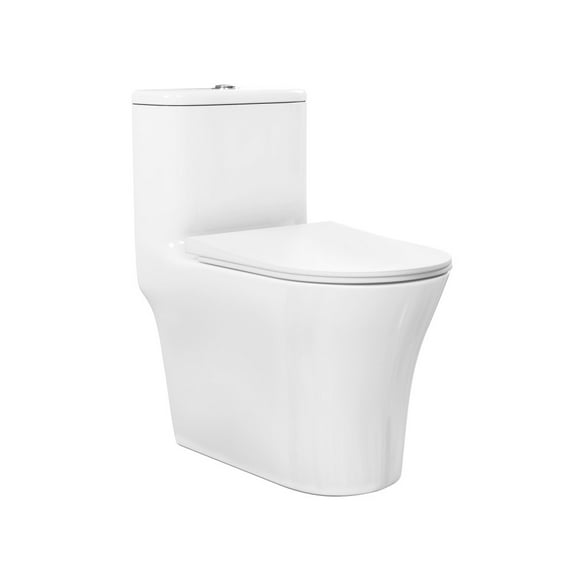 Cascade One-Piece Compact Toilet Dual-Flush 1.1/1.6 gpf