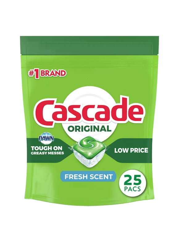 Cascade Dishwasher Pods in Cascade