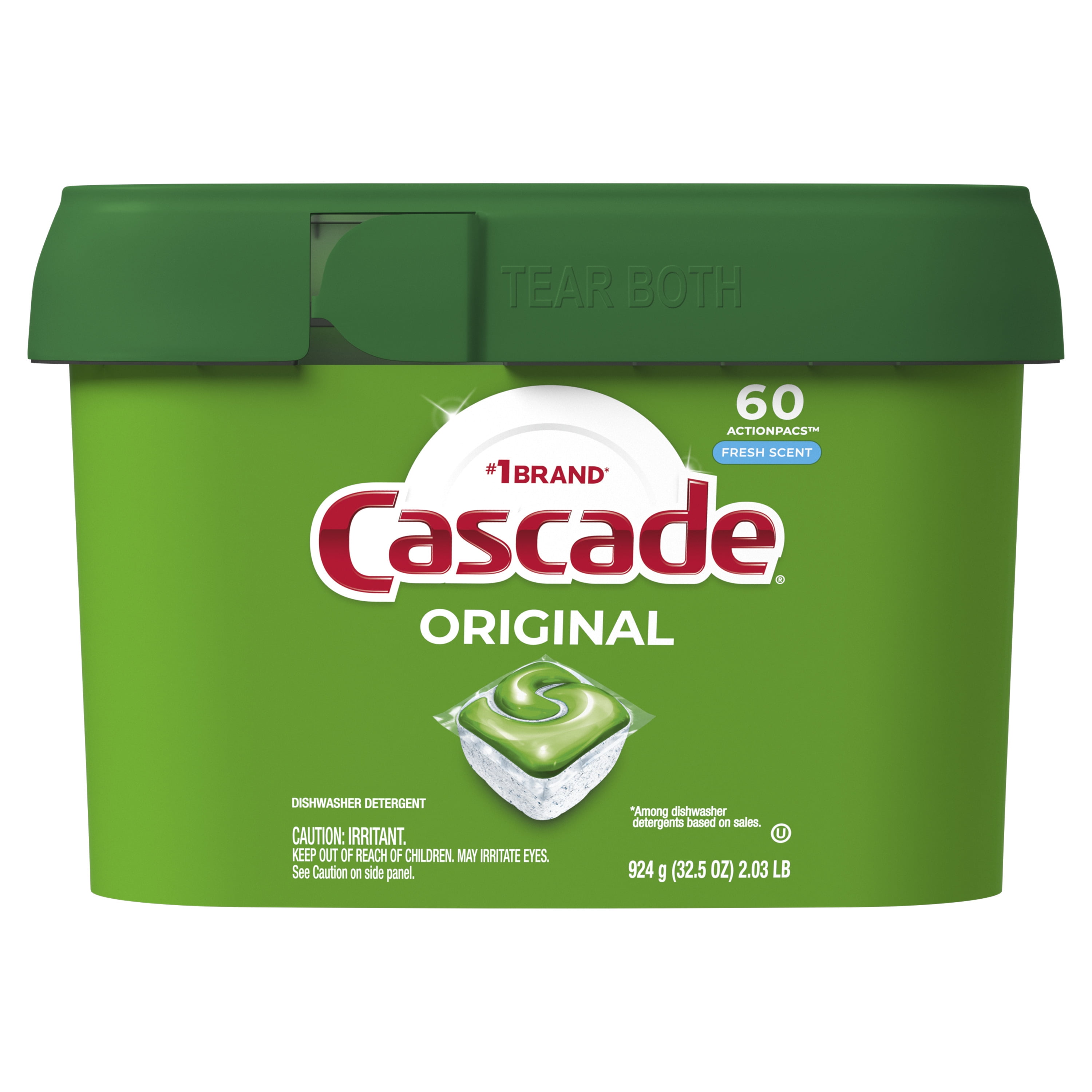 Cascade Dishwasher Detergent Pods -- 60 per case