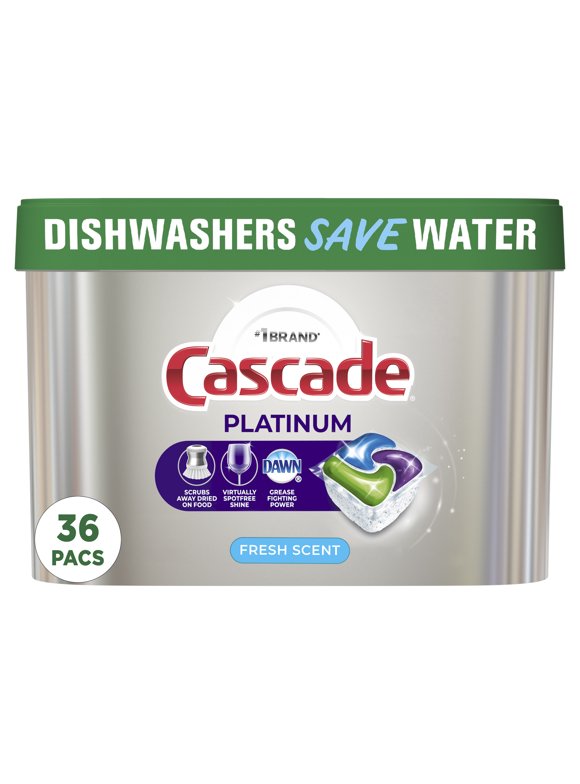Cascade Dishwasher Detergents in Cascade