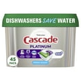thumbnail image 1 of Cascade Platinum Action Pacs + Oxi, Dishwasher Detergent, Fresh, 45 Ct, 1 of 15