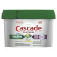 thumbnail image 1 of Cascade Platinum ActionPacs Dishwasher Detergent, Lemon Scent, 48 Count, 1 of 12